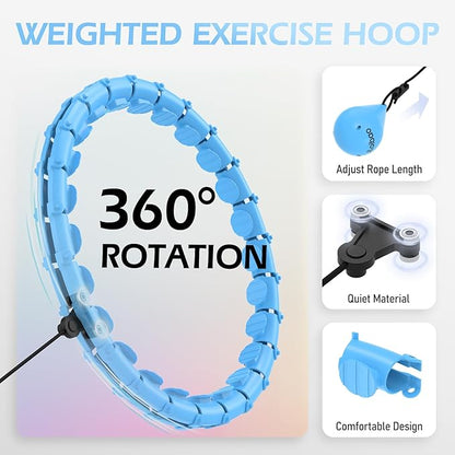 Weighted Hula Circle with 24 Links for Adults