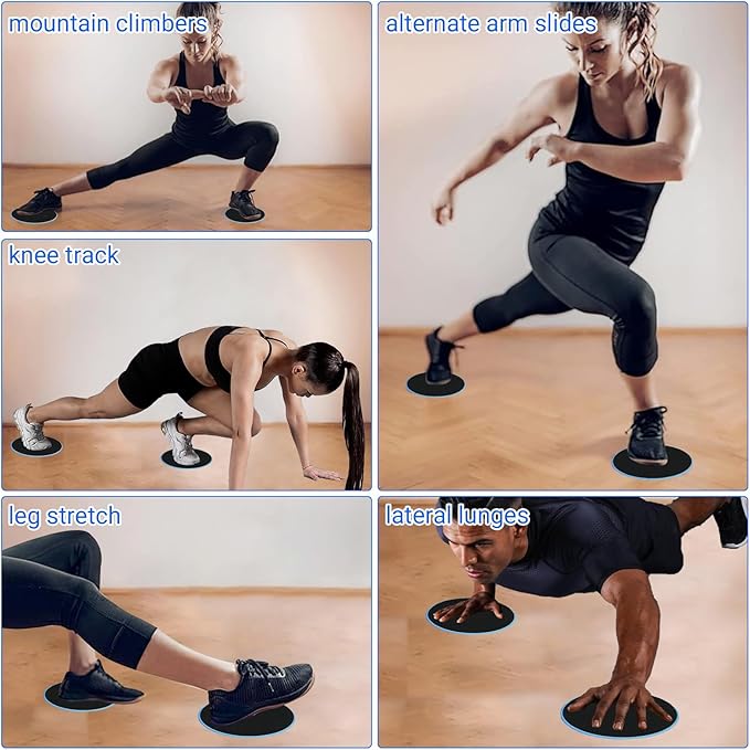 Exercise Sliders, Core Sliders for Working Out, Dual