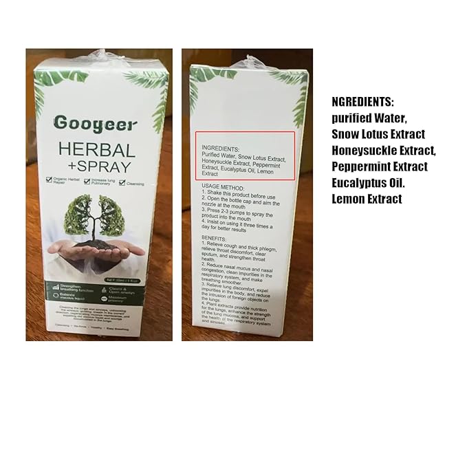 Herbal Lung Cleansing Spray,respinature,googeer Herbal Lung,Best Respinature Herbal Lung Cleanse Mist,Respi Nature Herbal Lung Cleanse Mist (3PCS)