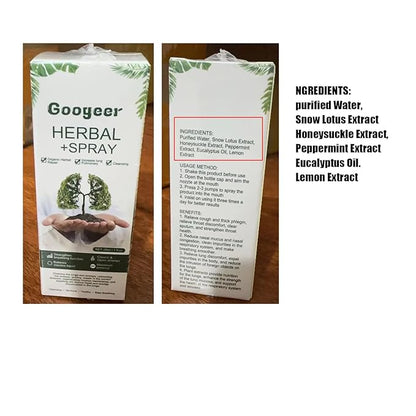 Herbal Lung Cleansing Spray,respinature,googeer Herbal Lung,Best Respinature Herbal Lung Cleanse Mist,Respi Nature Herbal Lung Cleanse Mist (3PCS)