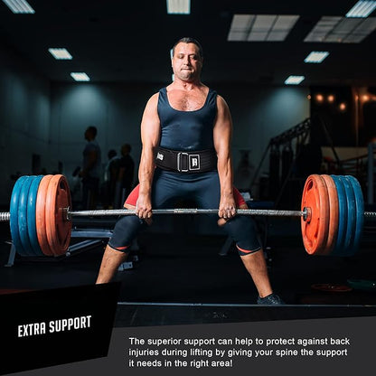 RIMSports Quick Locking Weight Lifting Belt Premium Lifting