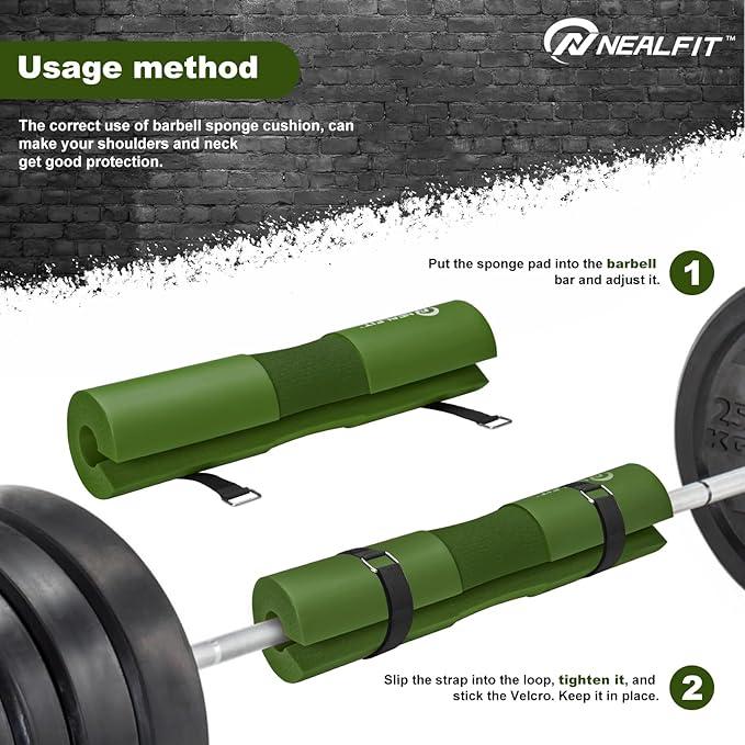 Barbell Pad Squat Pad for Squats—Squat Bar Pad—Great