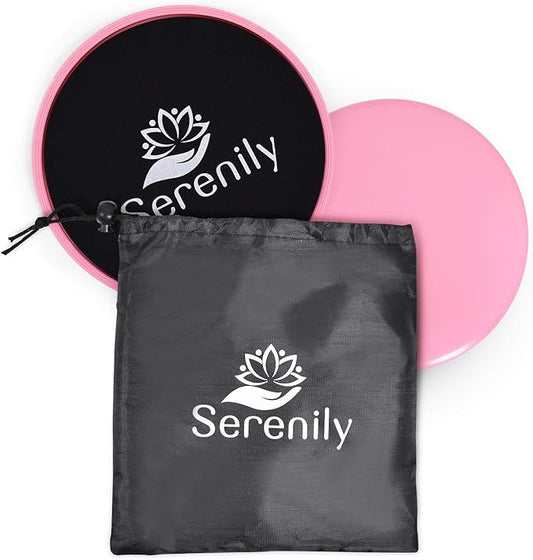 Serenily Sliders for Working Out - Core Exercise Sliders 2 Dual