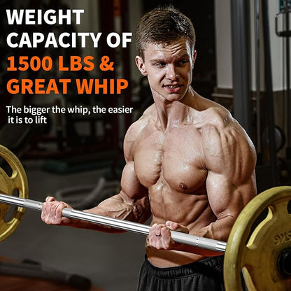 Olympic Barbell 25 lbs with 1500 lbs Weight 190K PSI 2" Weight