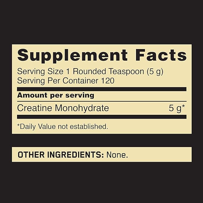 Optimum Nutrition Creatine Powder, Unflavored, 600 Gram