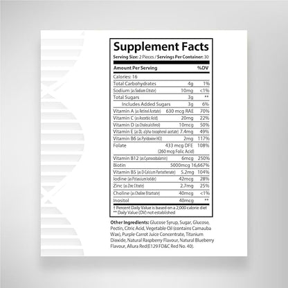 Hair Vitamins Gummies with Biotin 5000 mcg Vitamin A, C & E Support Hair Growth & Promotes Strong Hair, 60 Gummies Natural Raspberry & Blueberry Flavor - Non-GMO, Gluten Free