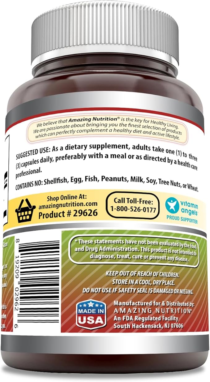 Amazing Formulas Apple Cider Vinegar 1500 mg Per Serving Supplement | Capsules | Non-GMO | Gluten Free | Made in USA (360 Count)