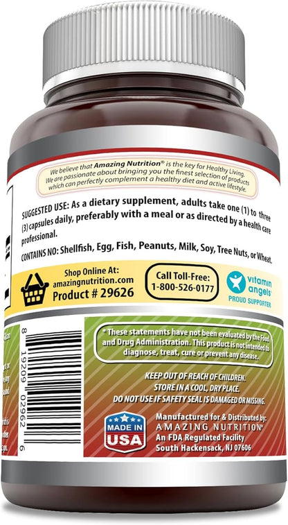 Amazing Formulas Apple Cider Vinegar 1500 mg Per Serving Supplement | Capsules | Non-GMO | Gluten Free | Made in USA (360 Count)