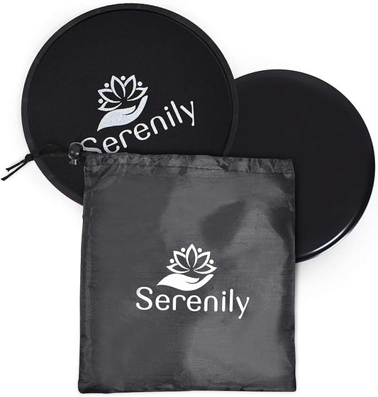 Serenily Sliders for Working Out - Core Exercise Sliders 2 Dual