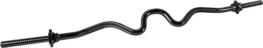 CAP Barbell 48” Regular Threaded Solid Super Curl Bar