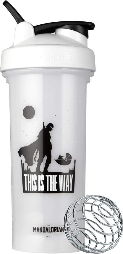 BlenderBottle Star Wars Shaker Bottle Pro Series Perfect for Protein Shakes and Pre Workout, 28-Ounce, This is The Way