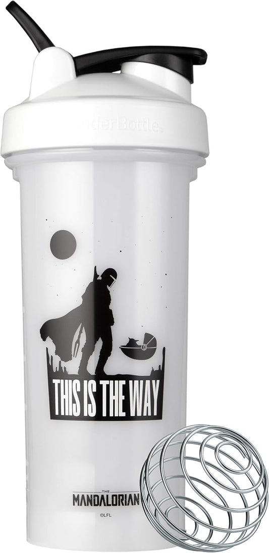 BlenderBottle Star Wars Shaker Bottle Pro Series Perfect for Protein Shakes and Pre Workout, 28-Ounce, This is The Way