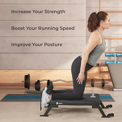 Lifepro Nordic Curl Workout Bench - Home Gym 1" & 2" Olympic