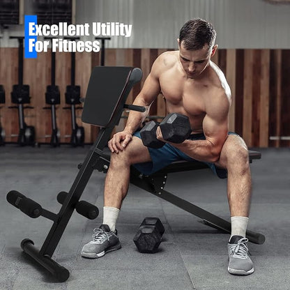 foldable Multi-Functional Weight Bench 440lbs…