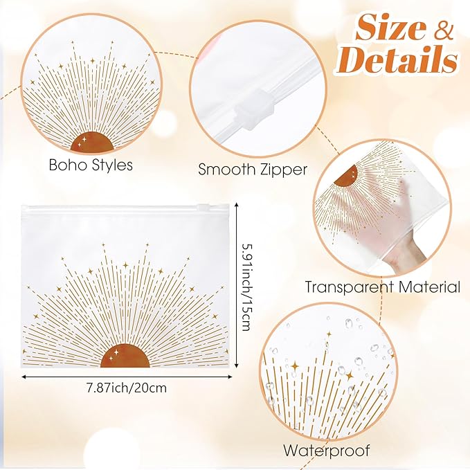Reginary 100 Pcs Inspirational Gifts for Girls Women Travel Cheer Makeup Bag Bulk Loved Quotes Cosmetic Bags with Zipper Thank You Encouragement Birthday Gift Bag (Gold Star)