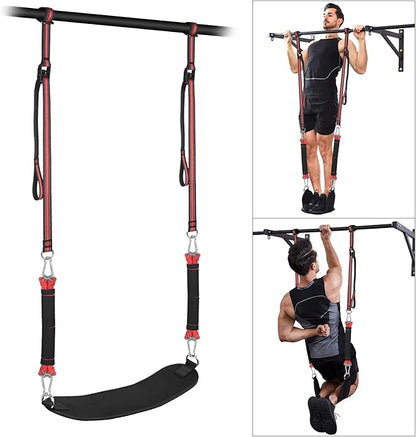Pull Up Assistance Bands with Fabric Feet/Knee Rest