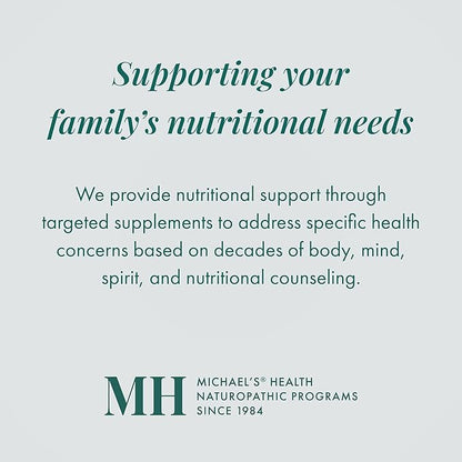 MICHAEL'S Health Naturopathic Programs Blood Pressure Factors - 180 Vegetarian Tablets - Provides Fluid Balance Support - Kosher - 60 Servings