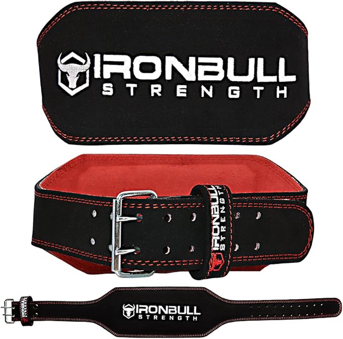 Weight Lifting Belt - 6-inch Padded Leather Weight
