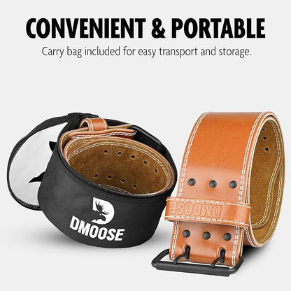 DMoose Fitness Weight Lifting Belt for Men and 5mm Thick