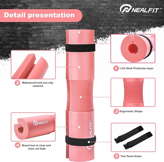 Barbell Pad Squat Pad for Squats—Squat Bar Pad—Great