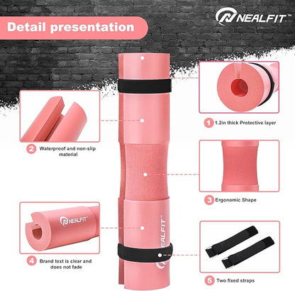 Barbell Pad Squat Pad for Squats—Squat Bar Pad—Great
