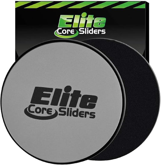Elite Sportz Core Sliders for Working Out - 2 Compact,