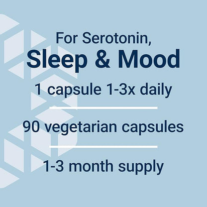 Life Extension L-Tryptophan, 500 mg, Encourages Healthy Serotonin Levels and Promotes Healthy Sleep, Mood, Stress Response & Satiety, Gluten-Free, Non-GMO, Vegetarian, 90 Capsules
