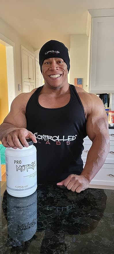 CONTROLLED LABS PROmore Protein Powder (27 Servings) - 24g Protein Per Scoop - 94% Sugar-Free, Premium Smooth-Drink Formula (Chocolate Ice Cream Sundae) (27 Servings, Chocolate Ice Cream Sundae)