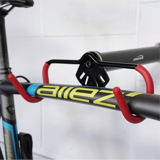 Ibera Wall Mount Hanger, Indoor Bicycle Hook Holder Storage Rack for Home or Garage