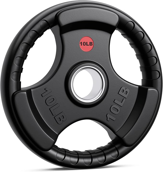 XDDIAS Rubber Weight Plates 2-Inch Olympic Grip Plate 10LB-45LB