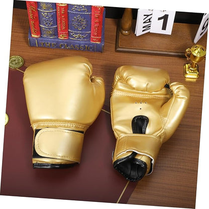 Garneck Kids Boxing Gloves Training Gloves Training Mitts Junior Punch PU Leather Sponge Filled for Toddler and Youth Red