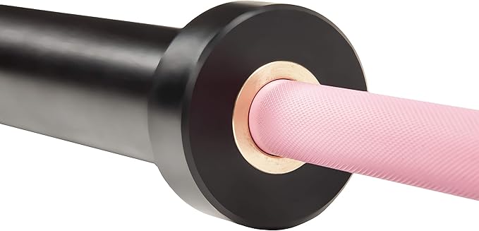 Signature Fitness Olympic Cerakote Barbell – for Home 190K PSI 1,500-Pound Capacity,