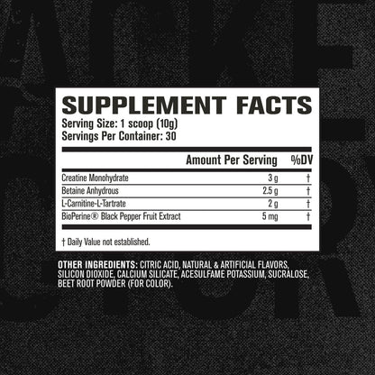 Jacked Factory Growth Surge Creatine Post Workout w/L-Carnitine - Daily Muscle Builder & Recovery Supplement with Creatine Monohydrate, Betaine, L-Carnitine L-Tartrate - 30 Servings, Swoleberry