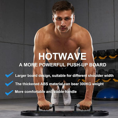 HOTWAVE Push Up Board Fitness 20 in 1 Push