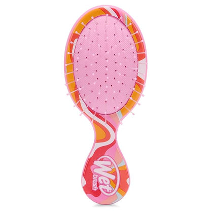 Wet Brush Mini Detangler Hair Brush, Ice Cream (Sun Days), Detangling Travel Hairbrush, Ultra-Soft IntelliFlex Bristles Glide Through Tangles with Ease, Pain-Free, All Hair Types