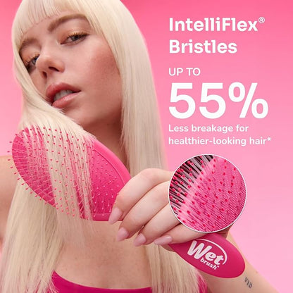 Wet Brush Original Detangler, Grey (Matte Marble), Ultra-Soft IntelliFlex Bristles Glide Through Tangles, Detangling Hair Brush (Wet & Dry), Women & Men, Limited Edition