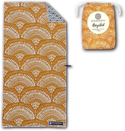 ECCOSOPHY Microfiber Beach Towel - Sand Free Towels 71x35 in