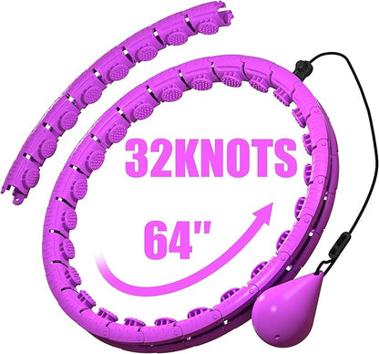 Infinity Weighted Fitness Circle for Adults 32 Detachable