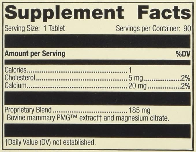 Standard process- Mammary PMG, 90 Tablets