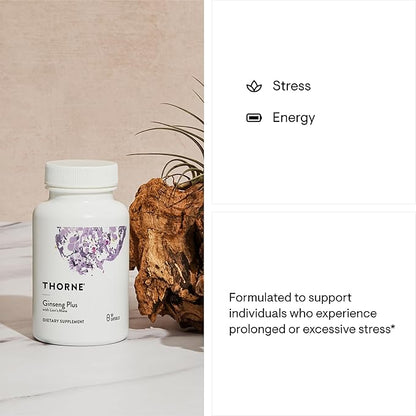 THORNE - Ginseng Plus - 60 Capsules