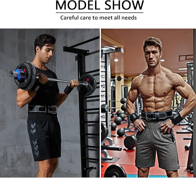 Weight Lifting Belt 4 inch Leather Belt Foam