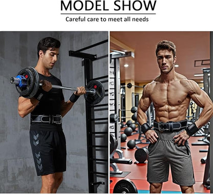 Weight Lifting Belt 4 inch Leather Belt Foam
