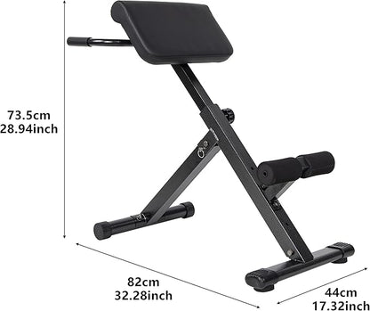 Signature Fitness Adjustable Roman Chair AB Back Hyperextension 300-Pound Capacity