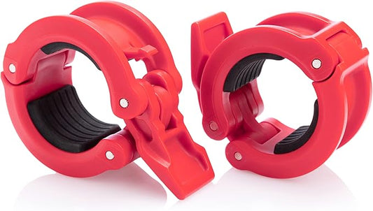 Olympic Barbell Clamps Collars Quick Release Pair Weight 2 inch