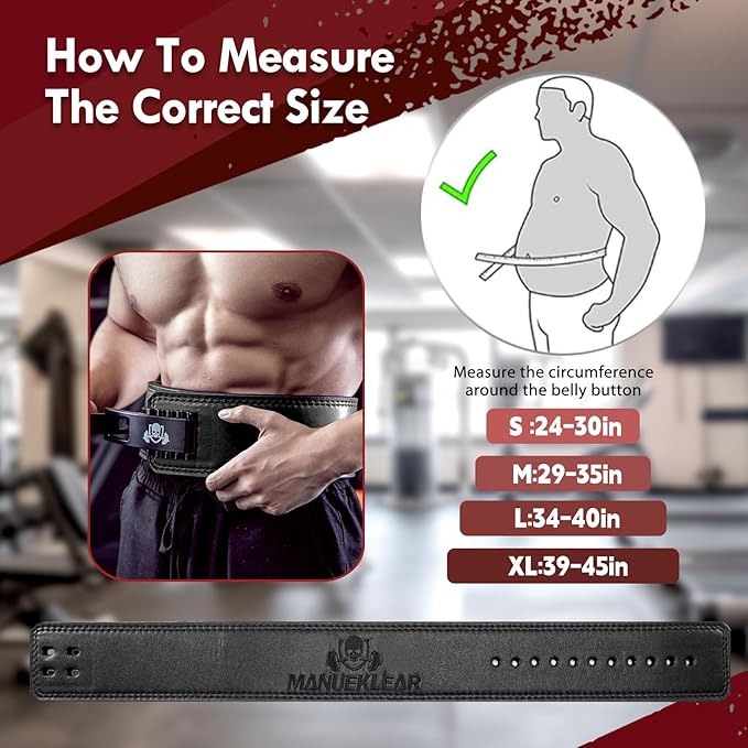 Lever Belt Weightlifting 10mm Back