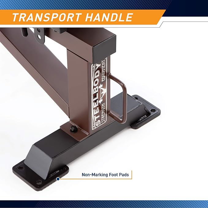 Steelbody Deluxe Utility Weight Bench for Home Gym