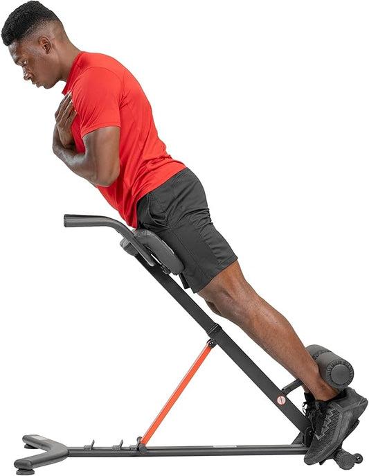 Sunny Health & Fitness Foldable Hyperextension Roman Chair