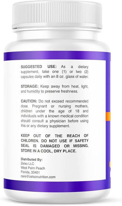 ZELSO (2 Pack) K3 Mineral Pills - K3 Salt Mineral, Vitamin + K3 Capsules Supplement - 2 Months Supply
