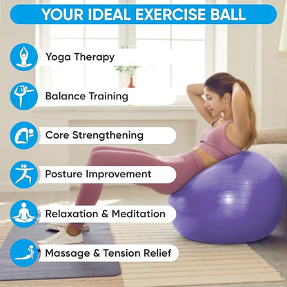 APEXUP Yoga Ball Exercise Ball