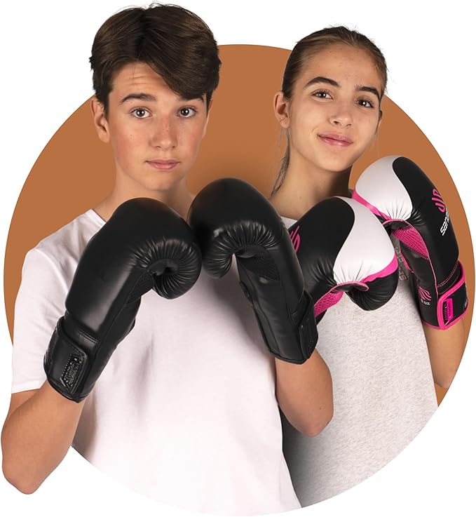 Sanabul Essential Gel Boxing Gloves for Men & Women, Kickboxing MMA, Muay Thai Gloves and Heavy Bag Training Punching & Sparring